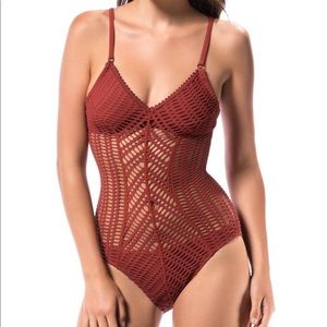 Robin Piccone Rosewood One Piece Swimsuit
